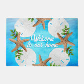 Tapis de porte Dollars de sable de la saison des f (Devant)