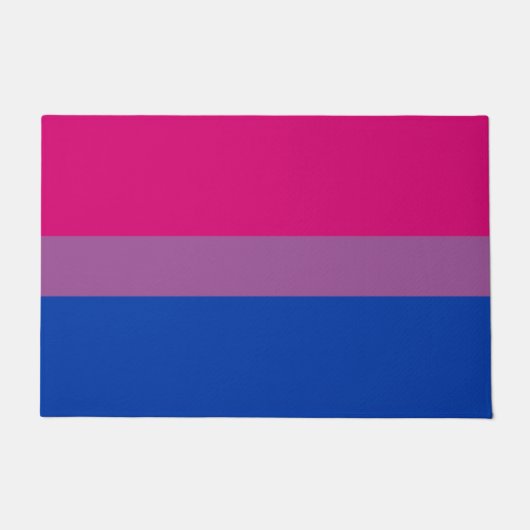 Tapis de porte Drapeau Bisexuel (Devant)