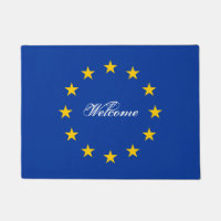 Tapis de porte drapeau de l'Union européenne avec
