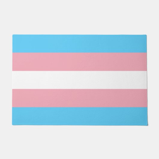 Tapis de porte drapeau transgenre (Devant)