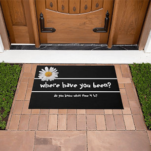 Tapis de Porte Drôle Où As-Tu Été