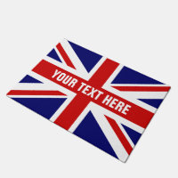 Tapis de porte du drapeau de l'Union Jack britanni