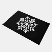 Tapis de porte du flocon de neige de Noël (Incliné)