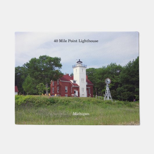 Tapis de porte du phare de 40 Mile Point (Devant)