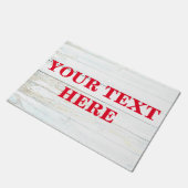 Tapis de porte en bois de bambou gris (Incliné)