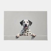 Tapis de porte en forme de chien dalmate (Devant)