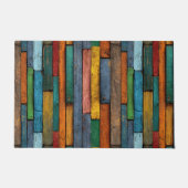 Tapis de porte en planches de bois (Devant)