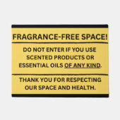 Tapis de porte ESPACE SANS PARFUM (Devant)