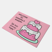 Tapis de porte fait sur commande de BOULANGERIE (Incliné)