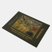 Tapis de porte fait sur commande du tigre de (Incliné)