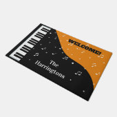 Tapis de porte faits sur commande de musique de (Incliné)