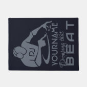 Tapis de porte faits sur commande de nom et de (Devant)