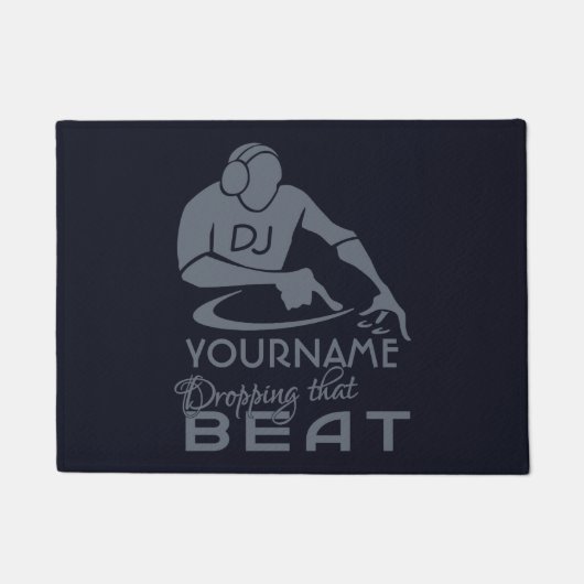 Tapis de porte faits sur commande de nom et de (Devant)