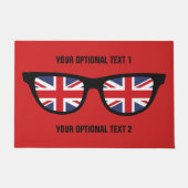 Tapis de porte faits sur commande de nuances (Devant)