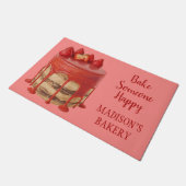 Tapis de porte faits sur commande d'illustration (Incliné)