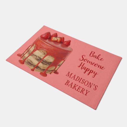 Tapis de porte faits sur commande d'illustration (Incliné)