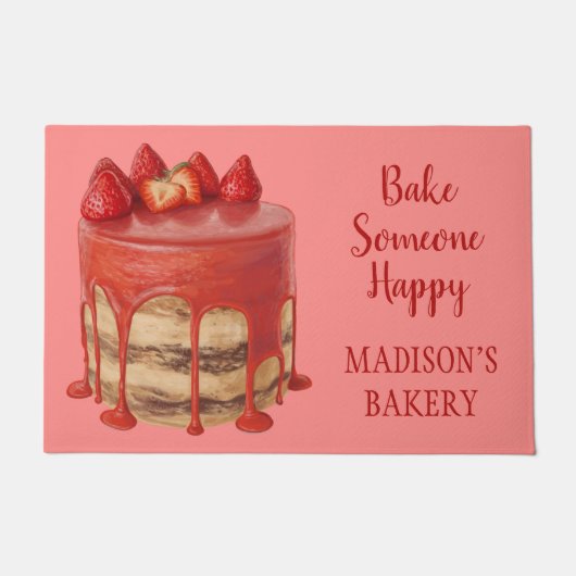 Tapis de porte faits sur commande d'illustration (Devant)