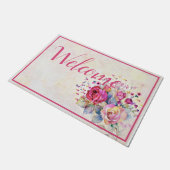 Tapis de porte floral de printemps (Incliné)