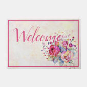 Tapis de porte floral de printemps (Devant)