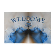 Tapis de porte fractal attrape-rêves