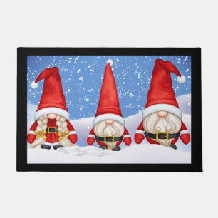 Tapis de porte Gnome de Noël