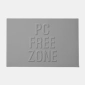 Tapis de porte gris de la zone libre du PC (Devant)