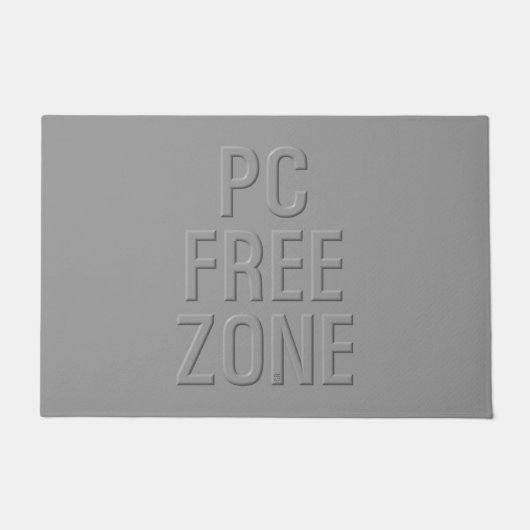 Tapis de porte gris de la zone libre du PC (Devant)