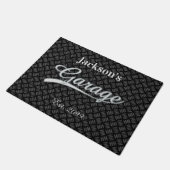 Tapis de porte gris gris classique (Incliné)