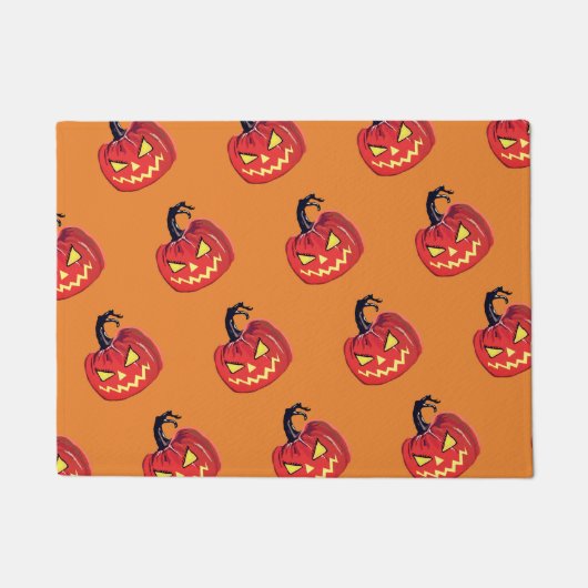 Tapis de porte Halloween effrayant (Devant)