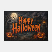 Tapis de porte Halloween Maison Hantée (Devant)