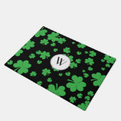 Tapis de porte irlandais moderne de monogramme de (Incliné)