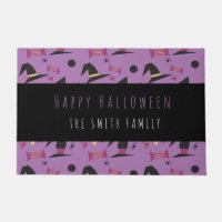 Tapis de porte Joyeux Halloween Sorcière Motif de