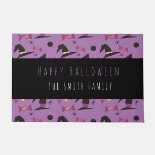 Tapis de porte Joyeux Halloween Sorcière Motif de 