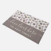 Tapis de porte Love Lives Here (Incliné)