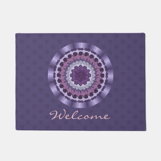 Tapis de porte Mandala du Vent (Devant)