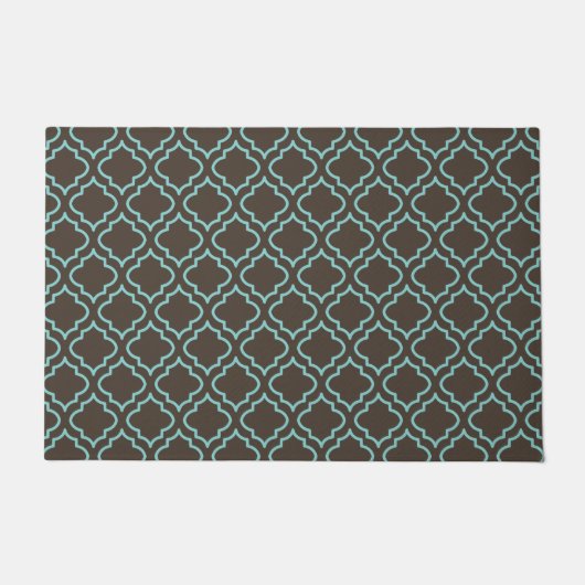 Tapis de porte marron Aqua Classique (Devant)