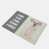 Tapis de porte Morkie doux (Incliné)