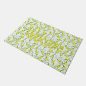 Tapis de porte motif citrons (Incliné)