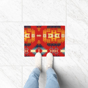 Tapis de porte motif de style sud-ouest