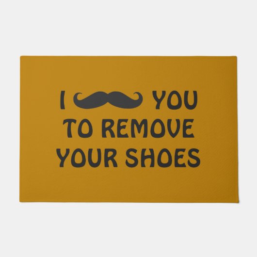 Tapis de porte - MOUSTACHE VOUS (Devant)