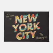 Tapis de porte nommés faits sur commande de (Devant)