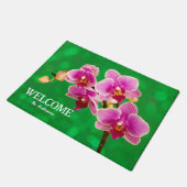 Tapis de porte Orchidées Violettes (Incliné)