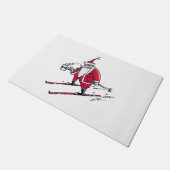 Tapis de porte père Noël Skiing (Incliné)