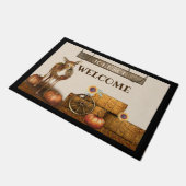 Tapis de porte personnalisé d'automne (Incliné)