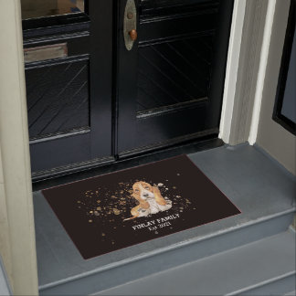 Tapis de porte personnalisé Family Pet
