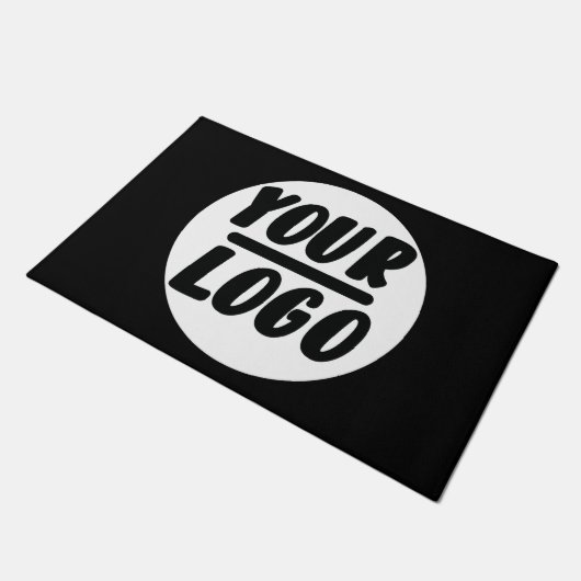 Tapis de porte personnalisée Entreprise Logo d'ent (Incliné)