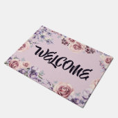 Tapis de porte pourpre d'accueil de frontière de (Incliné)