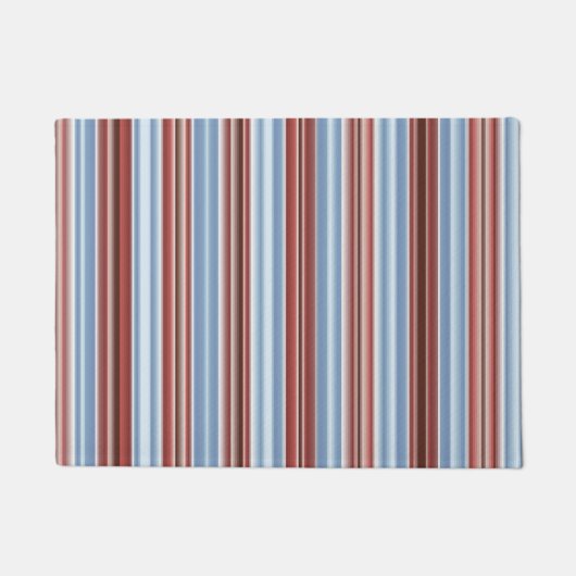 Tapis de porte rayé (Devant)