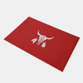Tapis de porte Red Ghost Dance Buffalo (Incliné)