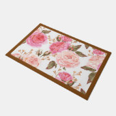 Tapis de porte Roses anglaises (Incliné)